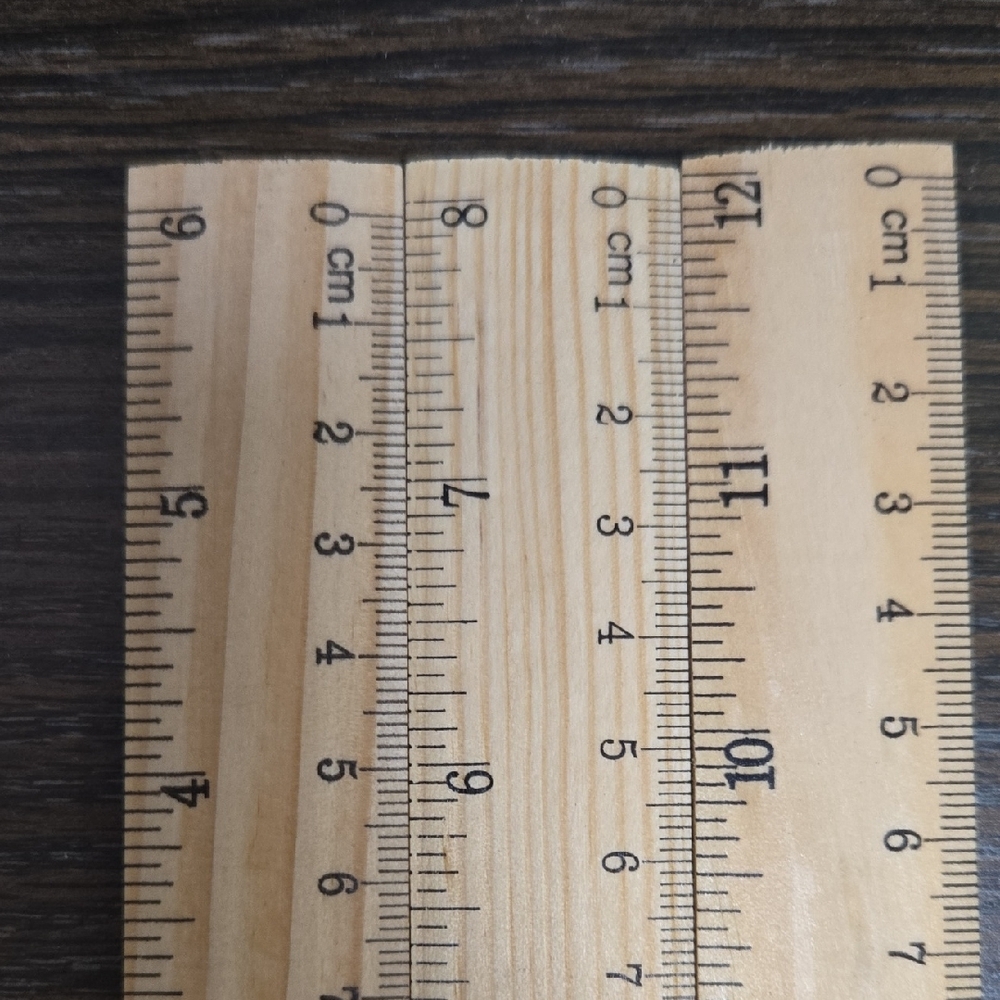 Wooden Ruler Set for Home Office - Picture 3 of 4